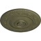 Ekena Millwork Neuveau Ceiling Medallion (Fits Canopies up to 6 3/8"), Hand-Painted Painted Turtle, 24 1/4"OD x 2"P CM24NAPTF - alternate 4